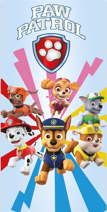 Badhanddoek - 70x140 cm - Paw Patrol - Super team - 100% Katoen