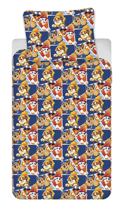 Paw Patrol junior beddengoed 100x140 cm - Marshall, Chase en Rubble - 100% katoen