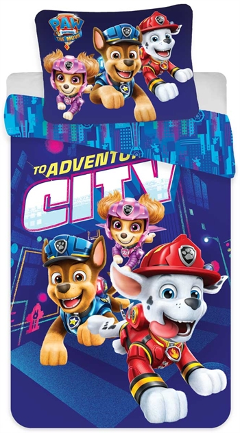 Paw Patrol beddengoed - 150x210 cm - Beddenset met 2 in 1 ontwerp - 100% katoen