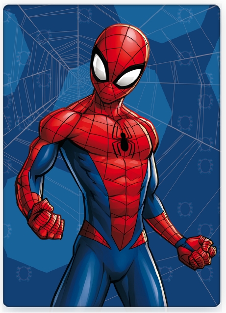 Kinderdeken - Spiderman - 100x140 cm - Zachte en heerlijke fleecedeken - Borg Living