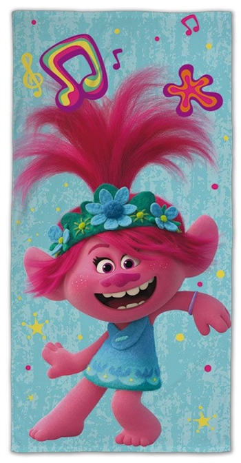 Badhanddoek - Trolls Poppy - 70x140 cm - 100% Katoen