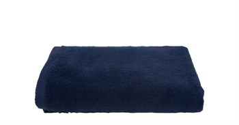 Tempur handdoek - 50x100 cm - donkerblauw - 100% katoen - badstof handdoek van Tempur