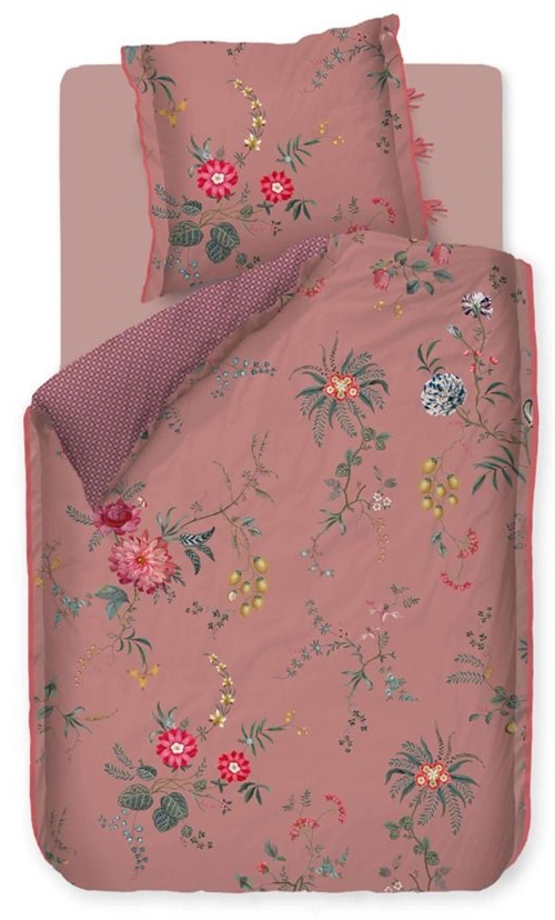 Pip studio beddengoed - 140x220 cm - Fleur grandeur - Omkeerbaar dekbed - 100% katoenen beddengoedset