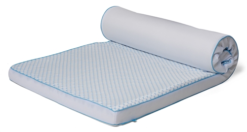 Koelende topmatras - 120x200 cm - 7 zones - Luxe memory foam topmatras 8 cm hoog   - SLEEP TECH By Borg