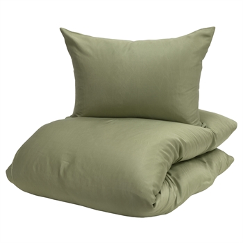 Turiform beddengoed - 140x220 cm - Enjoy groen beddengoedset - 100% bamboe beddengoed